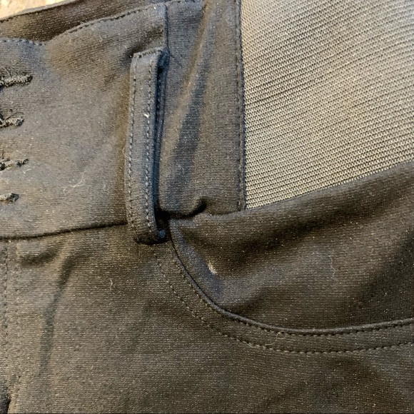 Black Knit High Waist Shorts - Picture 4 of 6